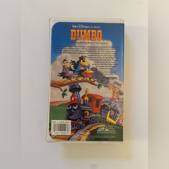 Dumbo VHS Disney Vintage - Picture 2 of 4